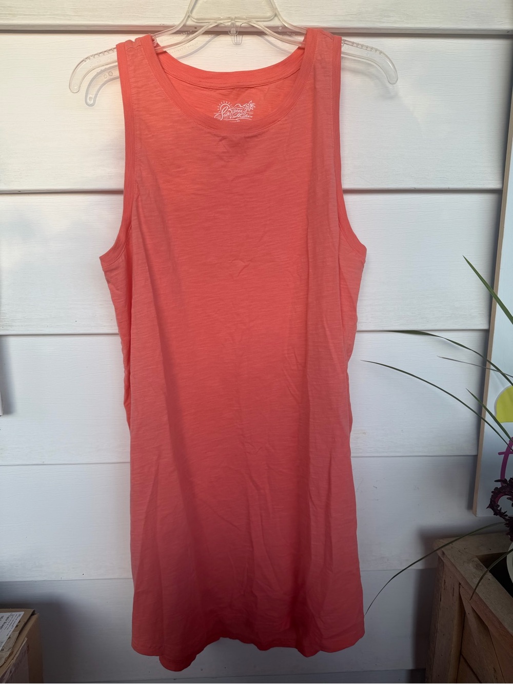 Southern Tide Coral Tank Top Women’s Large Summer Preppy Casual